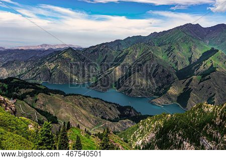 Landscape Of Tianshan Tianchi Scenic Area, Xinjiang, China