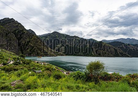 Landscape Of Tianshan Tianchi Scenic Area, Xinjiang, China