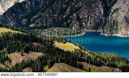 Landscape Of Tianshan Tianchi Scenic Area, Xinjiang, China