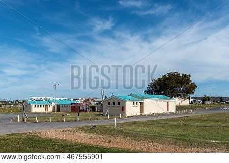 Struisbaai, South Africa - Sep 21, 2022: Ablution Buildings At The Caravan Park In Struisbaai, In Th