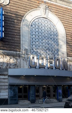 London - Dec 30:2022, Outside View Of Odeon, British Chain Of Cinemas, Showtimes At Odeon Covent Gar