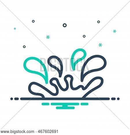 Mix Icon For Squirting Spurt Spray Fountain Flow Shower Spatter Splatter Splash Squirt Water
