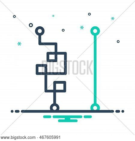 Mix Icon For Easier Simplify Easy Simplicity Uncomplicated Straightforward Straight Smooth