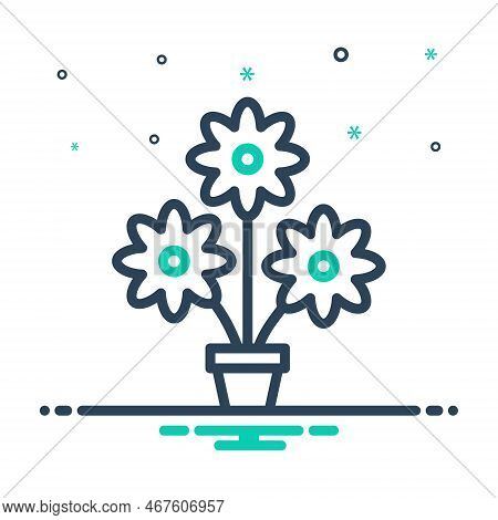 Mix Icon For Flowers Bloom Garden-stuff Floweret Floret Plant Natural Flora