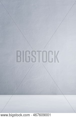 Empty Kitchen Room Studio Workshop Bar Background,light Shadow On Structure Desktop,pattern Grey Wal