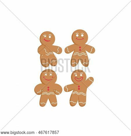 Gingerbread That Is Synonymous With Christmas, This Vector Is Suitable For Decoration Needs In Your 