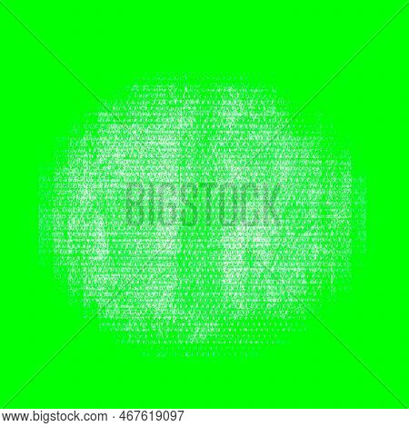 Green Gradient Abstract Background Template Suitable For Social Media Post, Online Advertisements, B