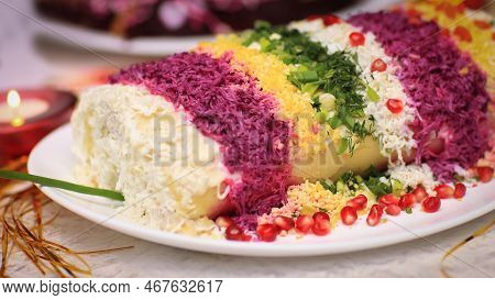 Close Up. A Delicious Dish For A Festive Table.