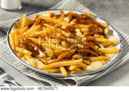 Homemade Canadian Poutine Gravy French Fries