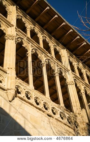 Colunas de janelas do Palácio