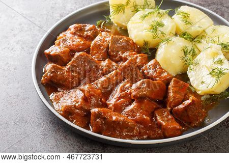 Wiener Saftgulasch Is A Hearty Stew That Consists Of Diced Lean Beef Drenched In A Thick, Flavorful 