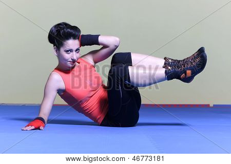 Tae-Bo-Frau