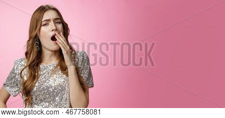 How Boring, Stop Talking. Indifferent Uninterested Attractive Arrogant Woman Showing Boredom Careles