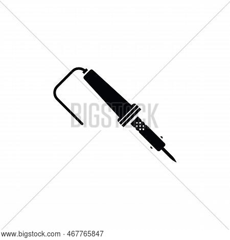 Vector Illustration Of Soldering Iron Logo Template