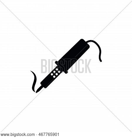 Vector Illustration Of Soldering Iron Logo Template
