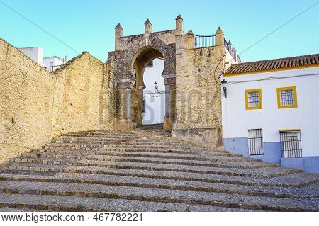 Gateway To The Walled City Of Medina Sidonia In The Province Of Cadiz, Spain.