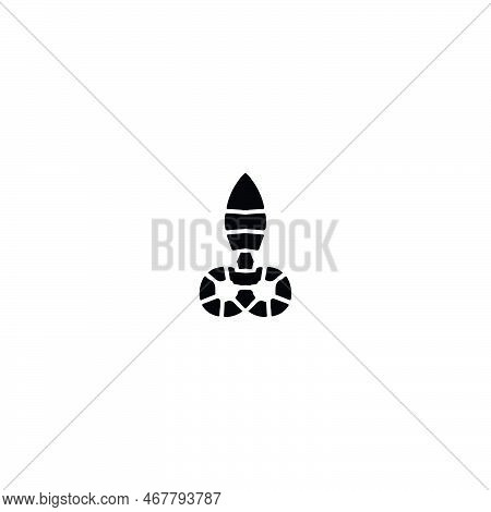 Dildo Icon. Simple Style Erotic Shop Big Sale Poster Background Symbol. Dildo Brand Logo Design Elem