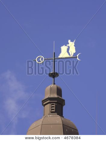 Clock Tower Weather Vane