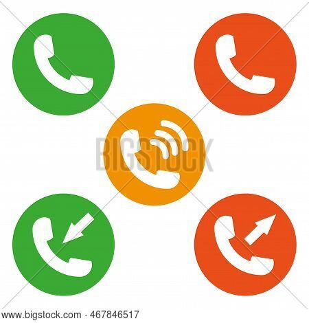 Call Symbol. Support, Customer Service, Help, Communication Concept. Vector Illustration. Stock Imag