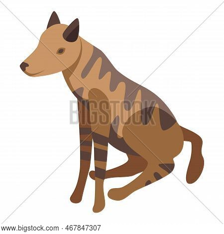Nature Wild Dog Icon Isometric Vector. Animal Mammal. Breed Carnivore