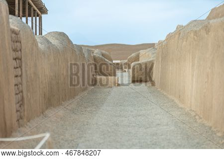 Sacred City Of Caral-supe Archaeological Site In Peru
