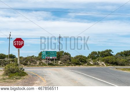 Junction Of The Elim Road With The Bredasdorp To Struisbaai Road Near Struisbaai