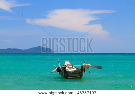 เรือหางยาวยาวหางเรือในจังหวัดภูเก็ต