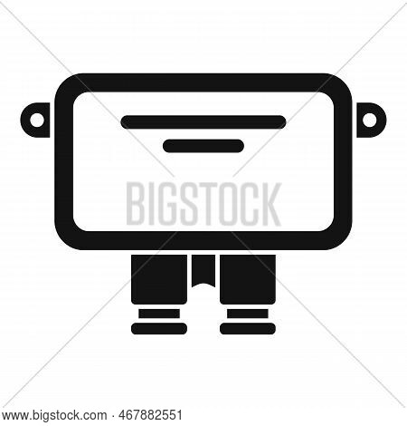 Energy Junction Box Icon Simple Vector. Electric Switch. Control Current