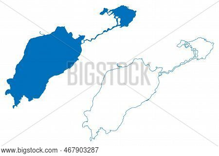 Lake Edward And George (africa, Republic Of Uganda, Democratic Republic Of The Congo, Congo-kinshasa