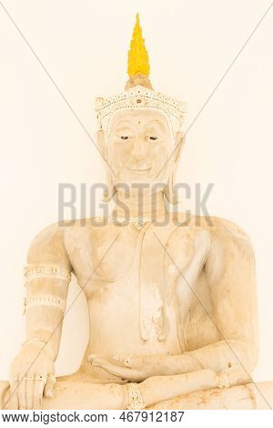 Thai Buddha Statue Isolated On White Background