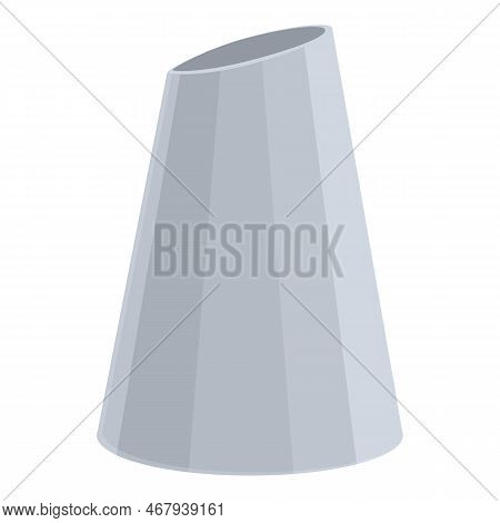 Icing Nozzle Steel Icon Cartoon Vector. Food Cream. Pipe Tool