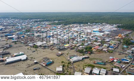 Pulau Ketam, Malaysia - December 26, 2022: Pulau Ketam, Translated, Crab Island, A Small Island Loca