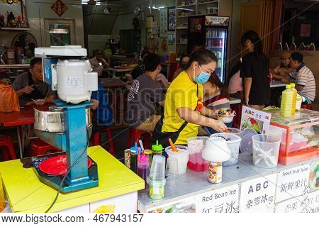 Pulau Ketam, Malaysia - December 26, 2022: Pulau Ketam Literally Translated, Means Crab Island, Smal