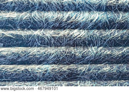 Abstraction Of Blue Textolite Slate, Fiberglass, Blue Background
