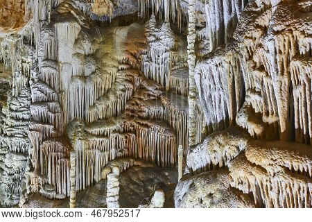 Campanet Caves In Mallorca. Geological And Mineral. Balearic Islands. Spain