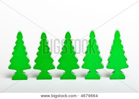 Træ legetøj Pinetrees
