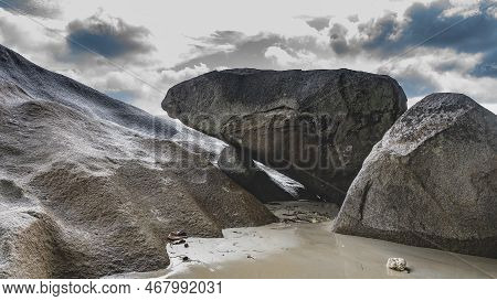 Beach, Island, Water, Landscape, Indian Ocean, Clouds, Seascape, Exotic, Picturesque, Calm, Fallen F