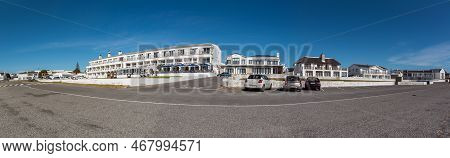 Arniston, South Africa - Sep 22, 2022: A Street Scene, With The Arniston Hotel, In Arniston In The W