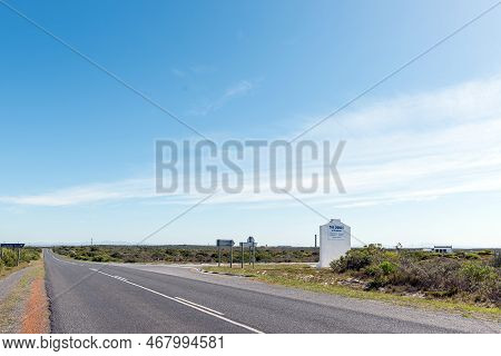 Arniston, South Africa - Sep 22, 2022:turn-off To The Dunes At Arniston Hotel And Conference Centre 
