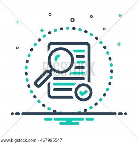 Mix Icon For Revised Search Circle Approve Tick Check Message Corrected Revisionist List Mark Check-