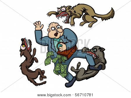 Böse und böse Hunde