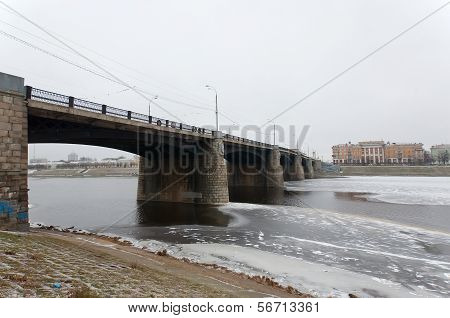 Bridge Over Volga River