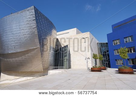 BILABAO, Hiszpania - 30 lipca: Muzeum Guggenheima 30 lipca 2011 r. w Bilbao, Hiszpania. Muzeum Guggenheima 