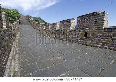 vista della Simatai Grande Muraglia, Pechino, Cina