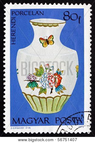 Postage Stamp Hungary 1972 Herend Porcelain