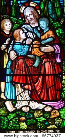 Stained glass wondow St. Paul's Church