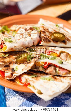 tortilla with vegetables