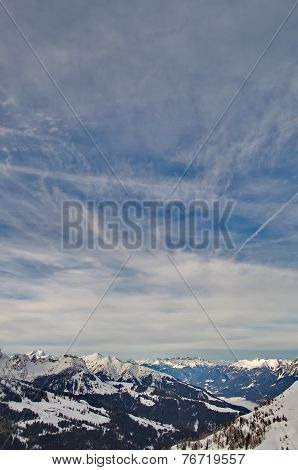 Mountains Of Nassfeld In Austria