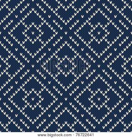 Argyle Sweater Design. Seamless Pattern
