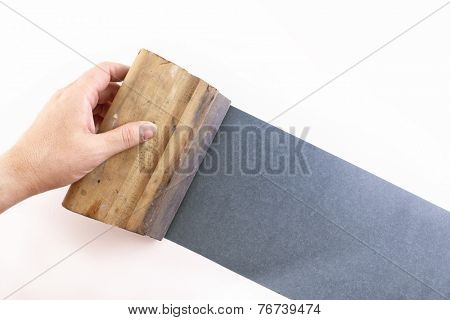 Photo of Blue silkscreening